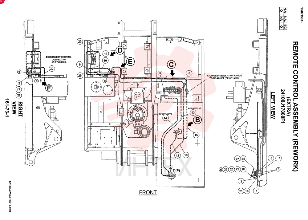 REMOTE CONTROL ASSY, REWORK (EXTRA) 24100J17888F1 (1)