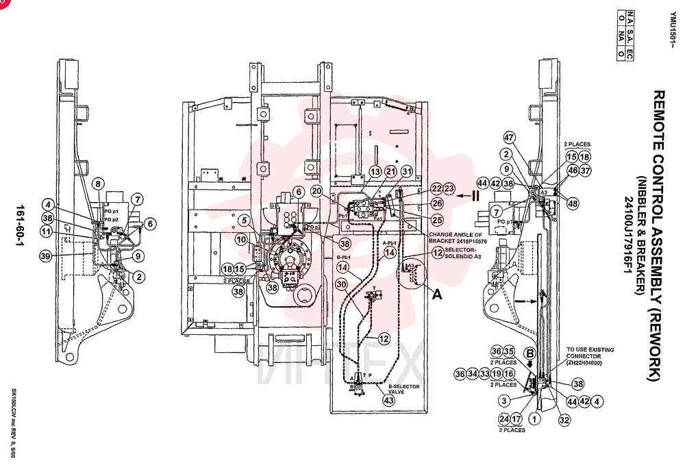 REMOTE CONTROL ASSY, REWORK (NIBBLER & BREAKER) 24100J17916F1 (2)