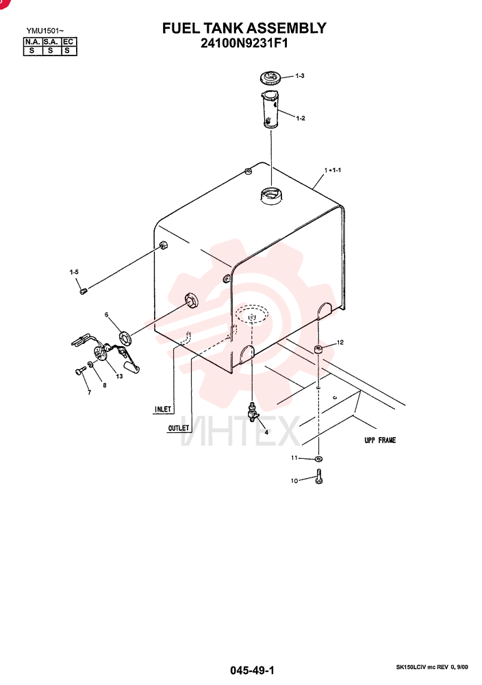 TANK ASSY, FUEL 24100N9231F1