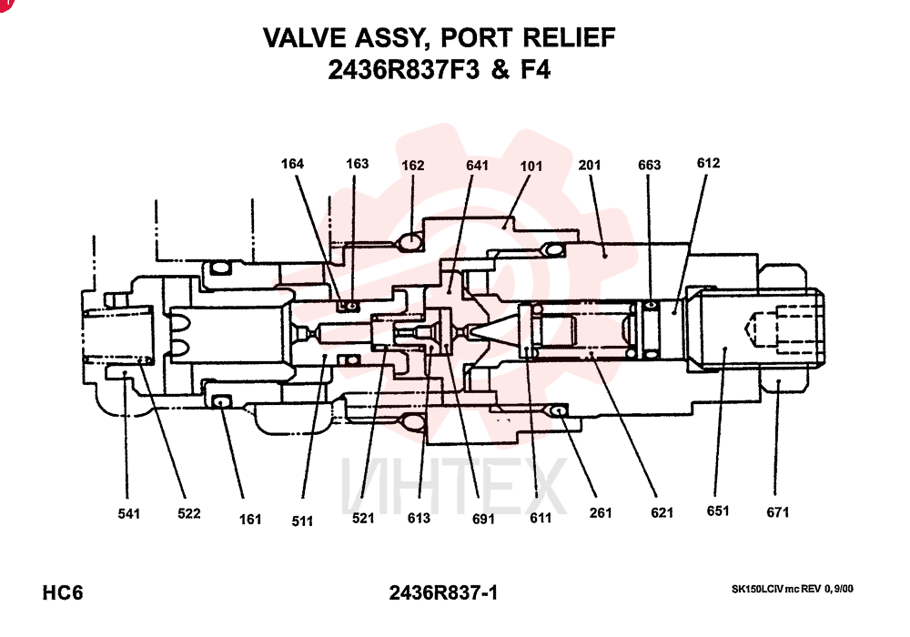 VALVE PRESSURE RELIE 2436R837F3