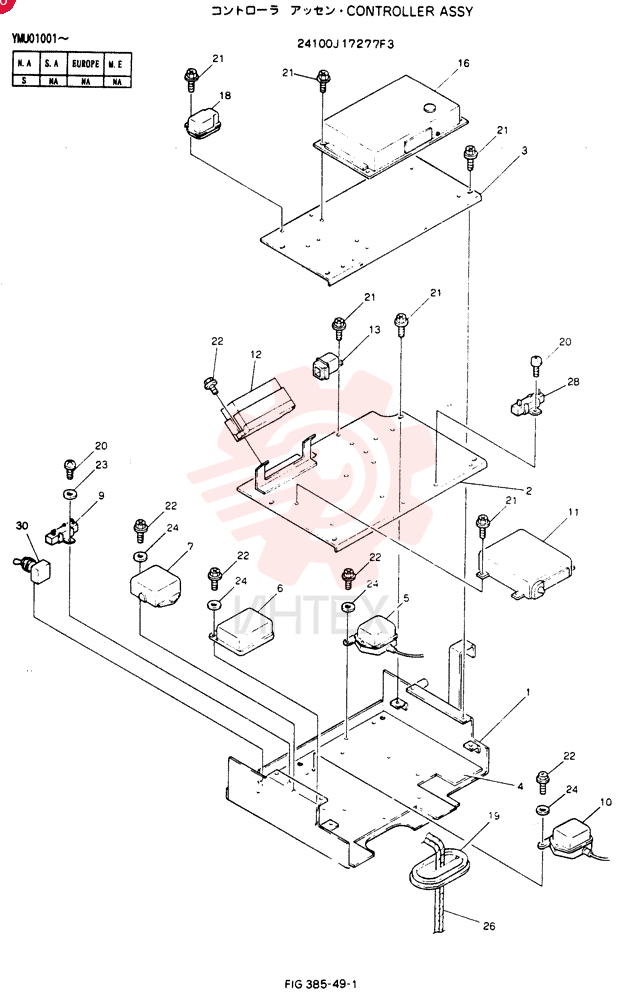 CONTROLLER ASSY 24100J17277F3 (2)