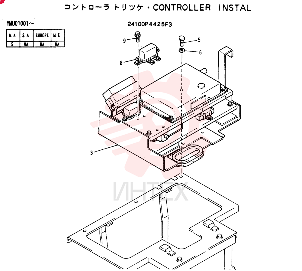 CONTROLLER INSTAL 24100P4425F3