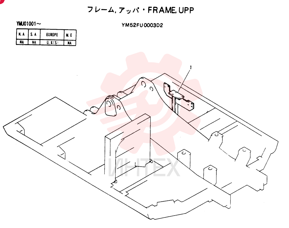 FRAME, UPP YM52FU0003D2