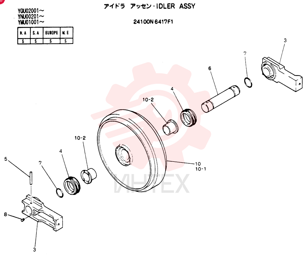 IDLER 24100N6417F1