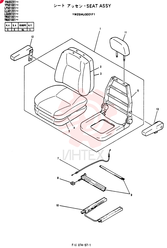 SEAT YW25MU0001F1