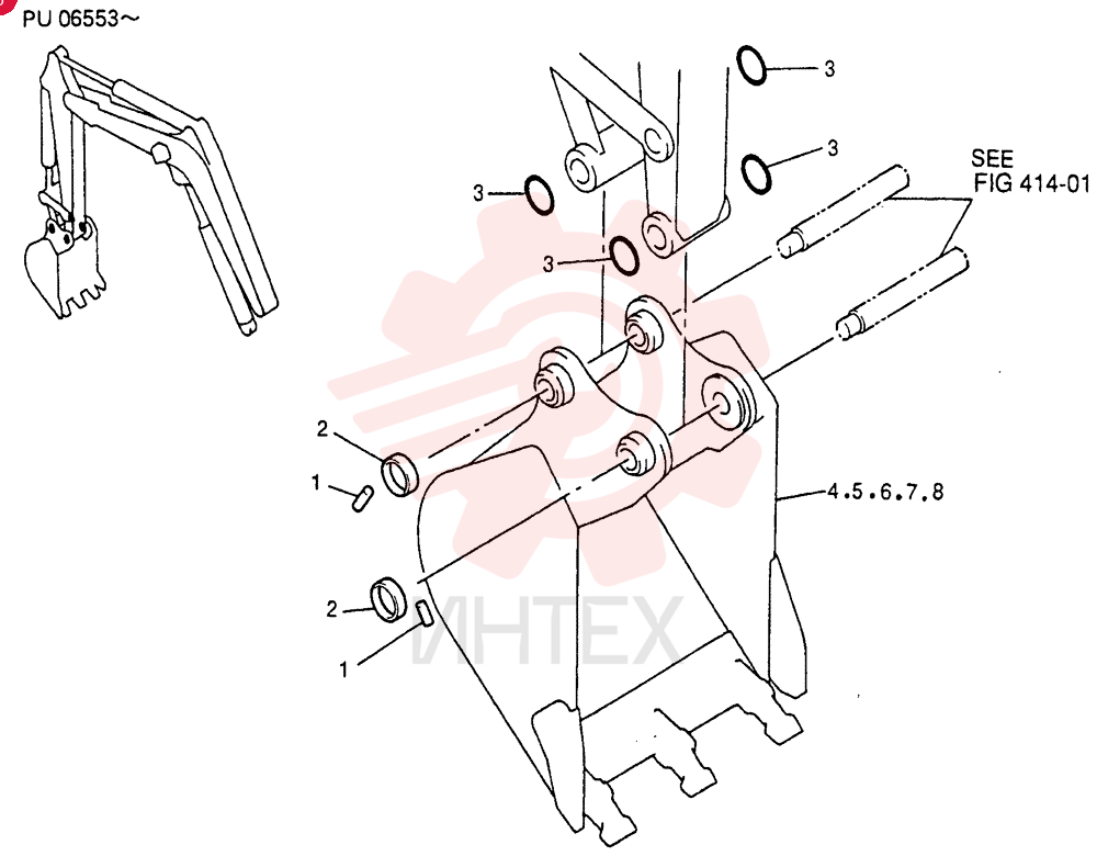 BUCKET ASSY(INSTAL) PU61B00032F1