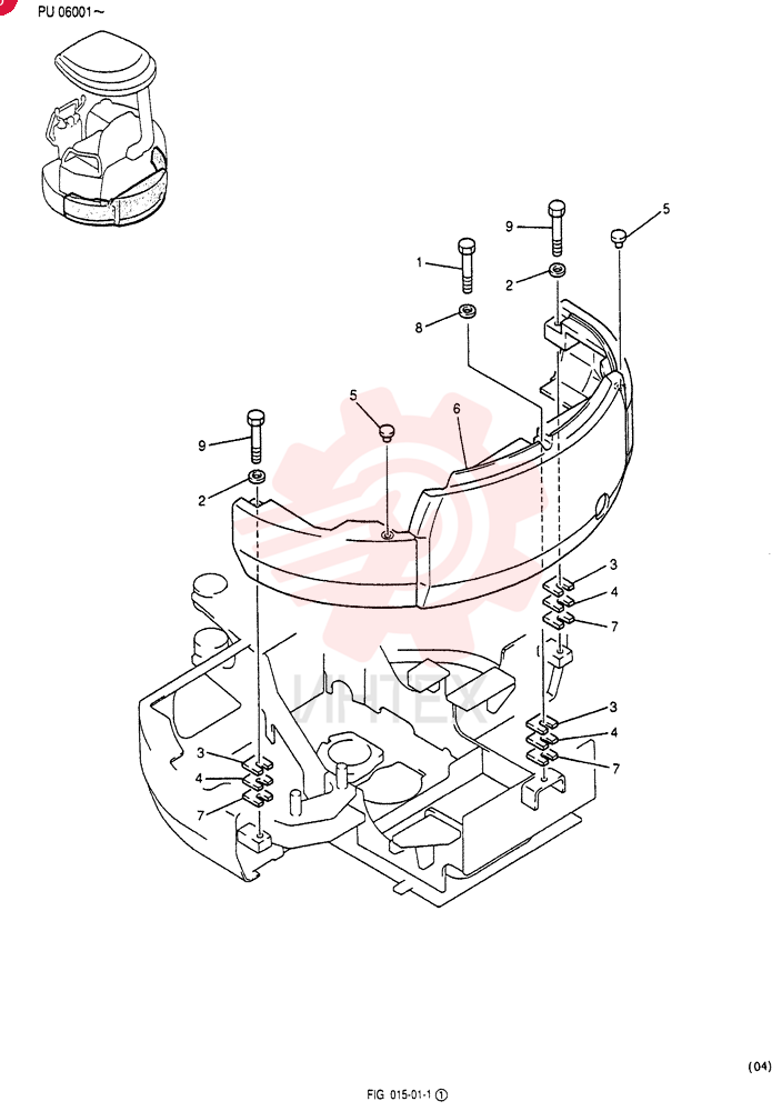 COUNTERWEIGHT INSTAL PU60C00001F1