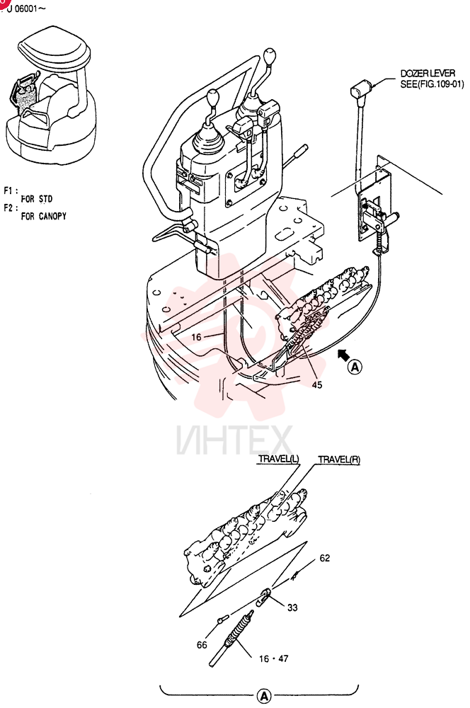 LEVER ASSY, CONTROL (For STD INSTAL) PM03M00011F1 (1)
