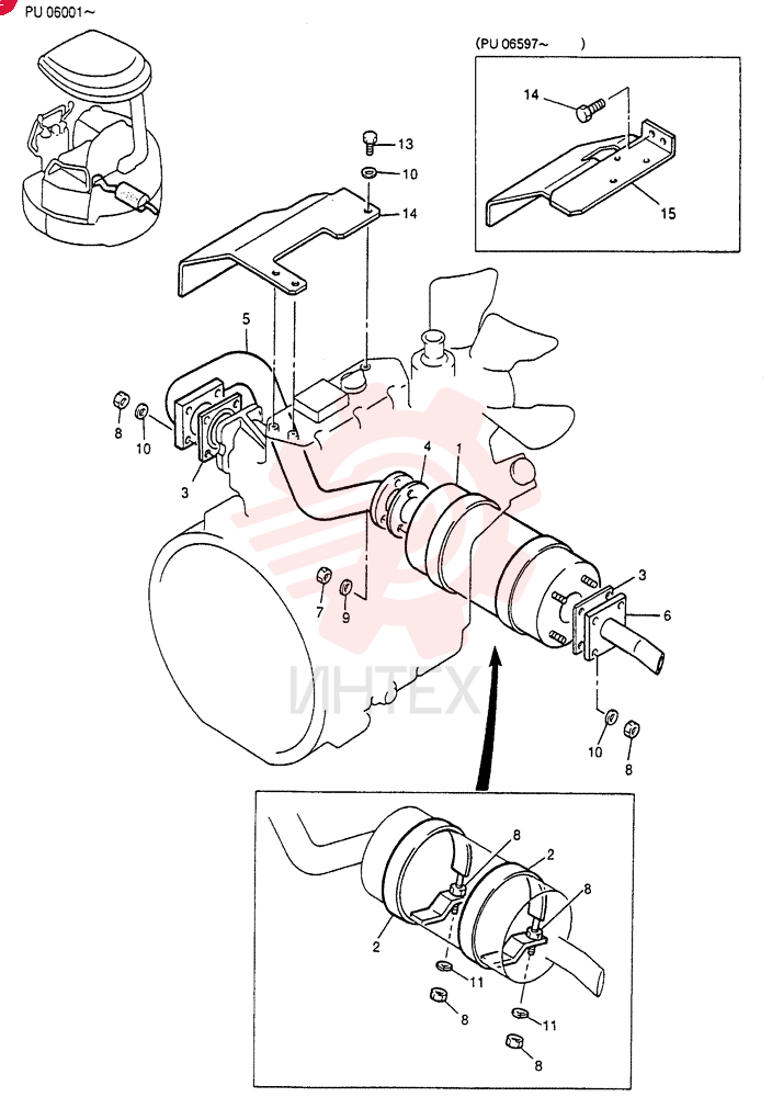 MUFFLER ASSY PU12P00002F1