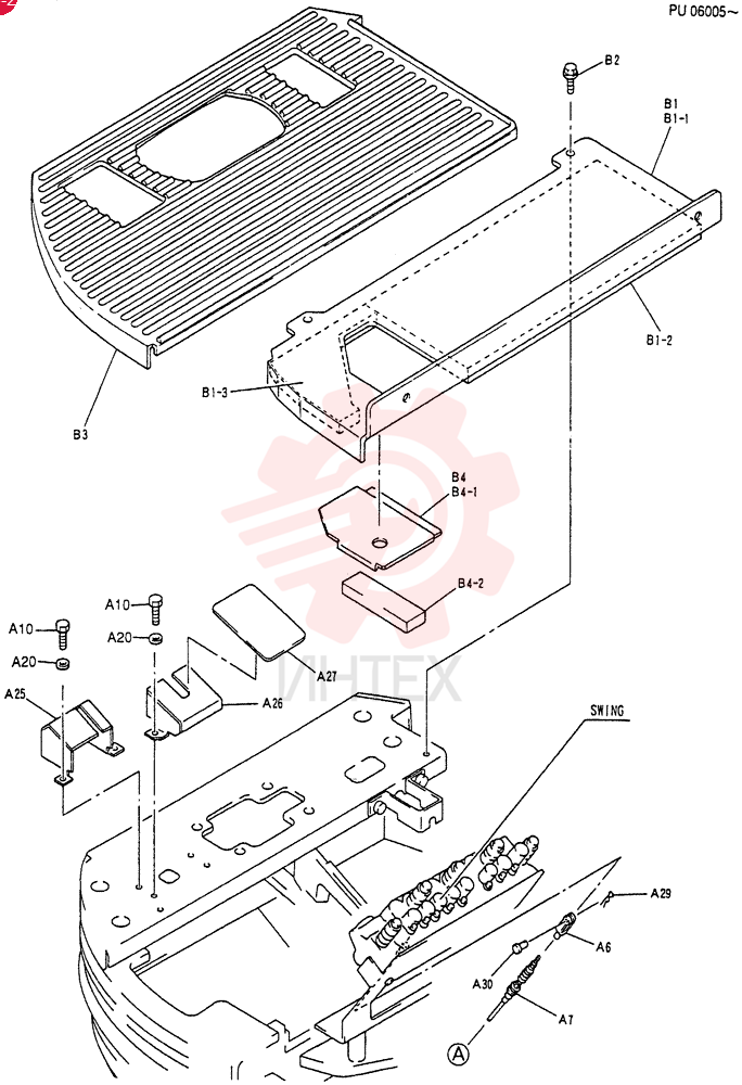PLATE ASSY,FLOOR ( FOR CANOPY) PU03M00005F1 (1)