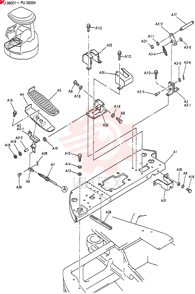 PLATE ASSY,FLOOR ( FOR CANOPY) PM03M00005F1 (2)