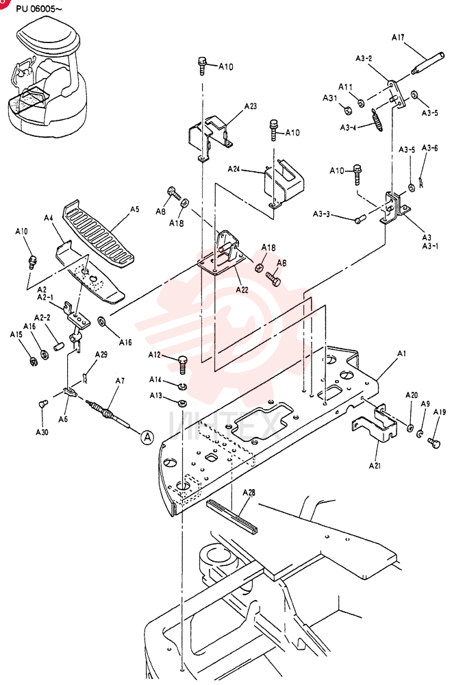 PLATE ASSY, FLOOR (For CANOPY) PU03M00005F1 (2)