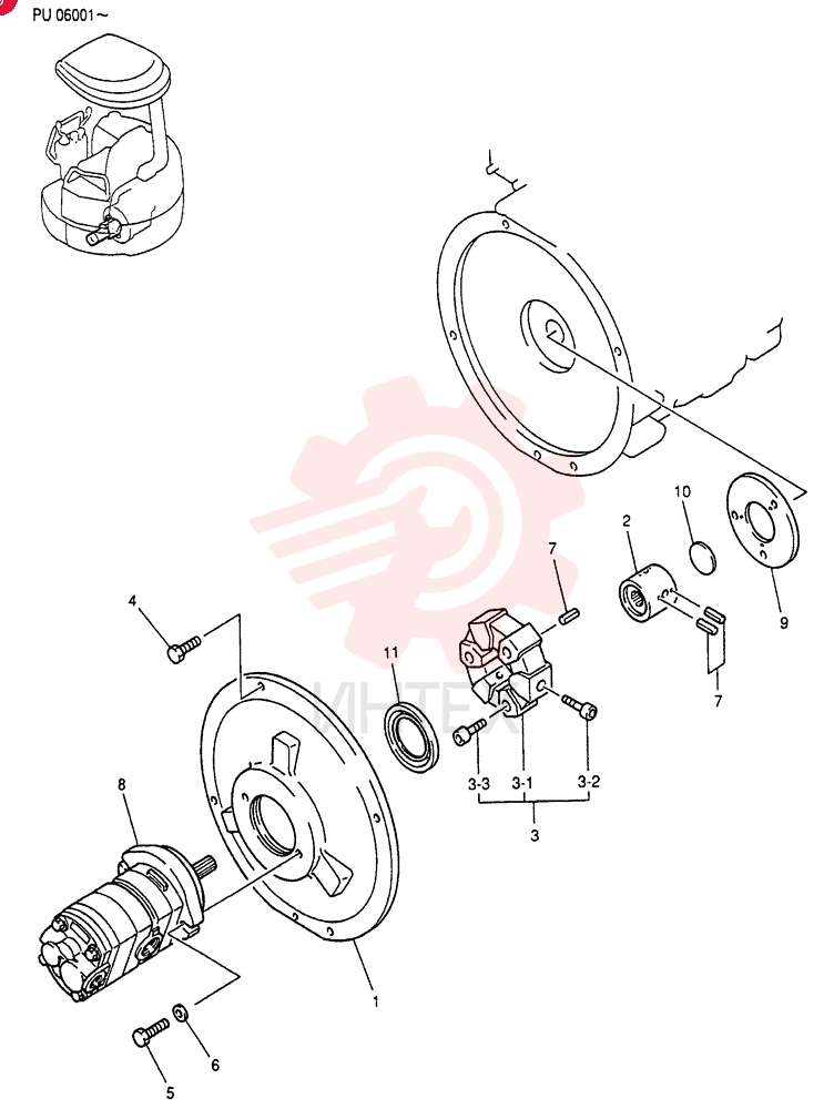 POWER TAKE-OFF ASSY PU30P00002F1