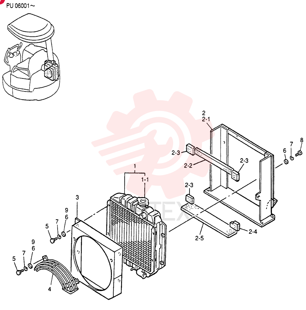 RADIATOR ASSY PU05P00003F1