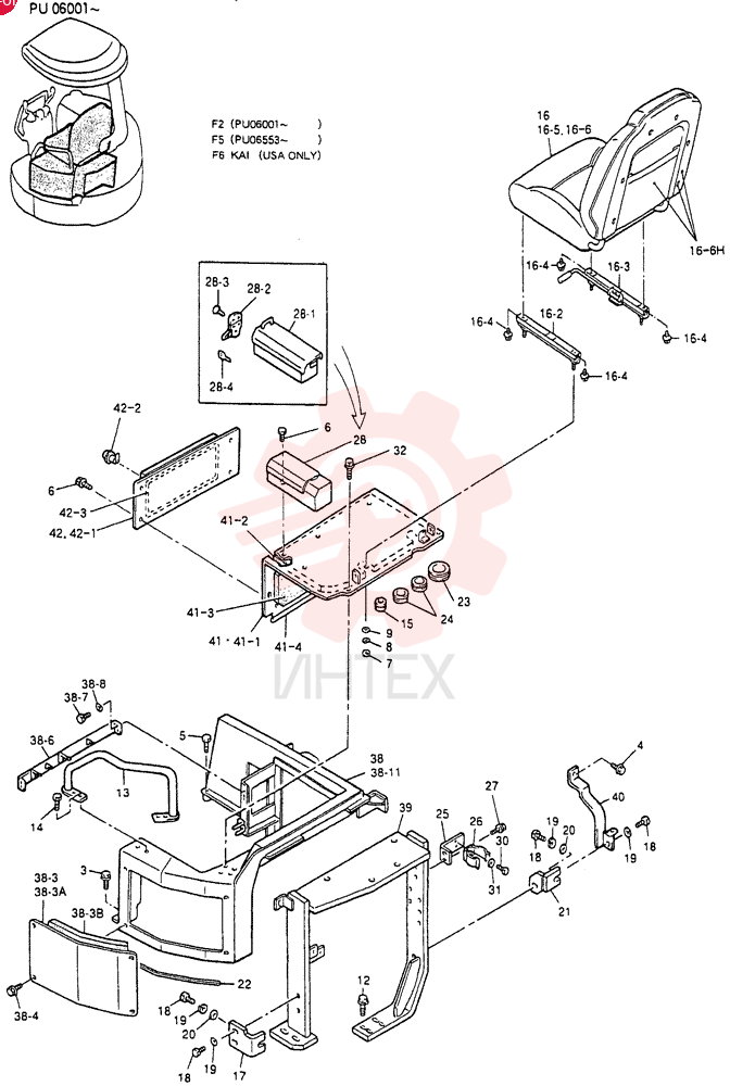 SEAT INSTAL(For SEAT) PM25M00006F2