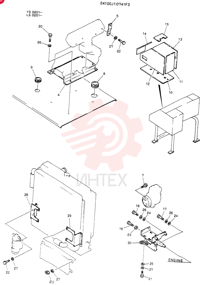 CONDITIONER ASSY, AIR 24100J10741F3