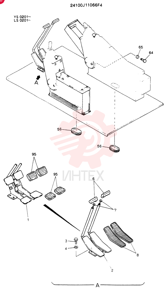 CONTROL ASSY (FOR NORTH EUROPE) 24100J11066F4 (1)