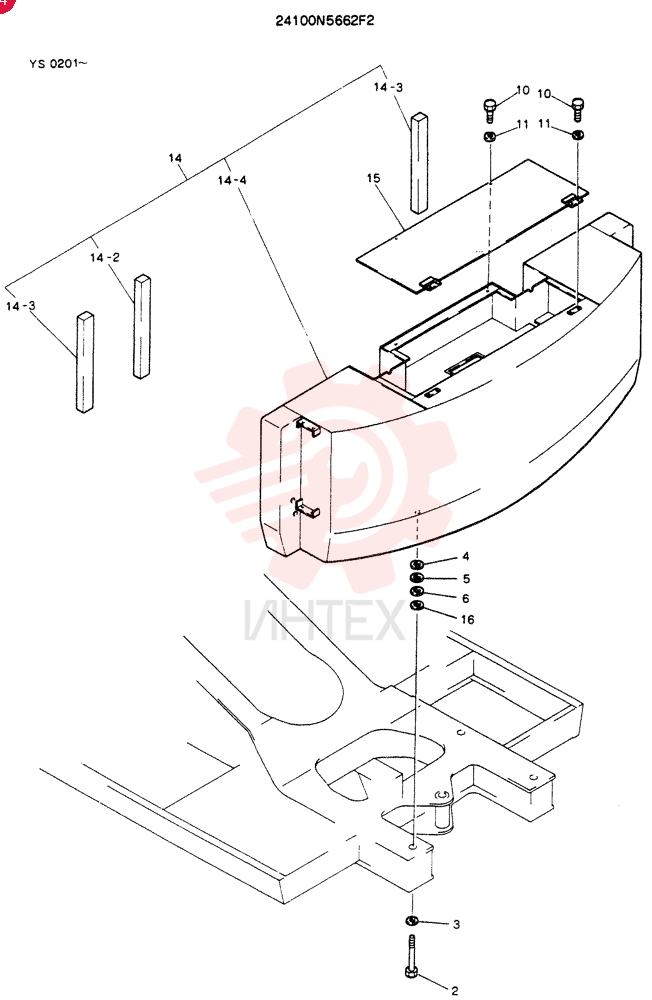 COUNTER-WEIGHT ASSY (FOR NORTH AMERICA) 24100N5662F2