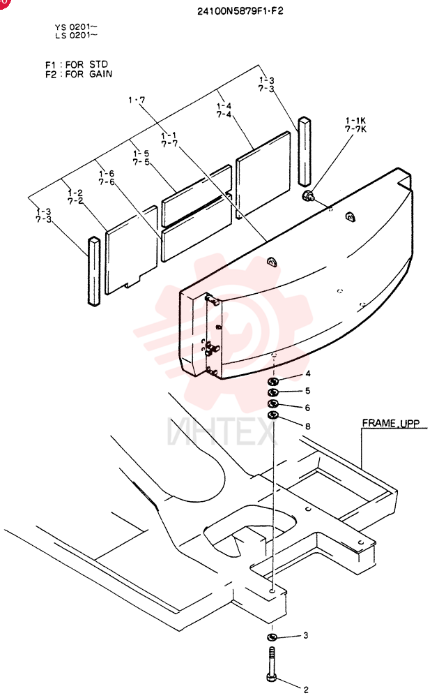COUNTER-WEIGHT ASSY 24100N5879F1