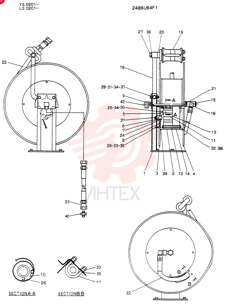 FLEXIBLE HOSE 2486U64F1