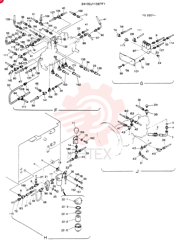 REMOTE-CONTROL ASSY (FOR NORTH AMERICA) 24100J11067F1 (2)