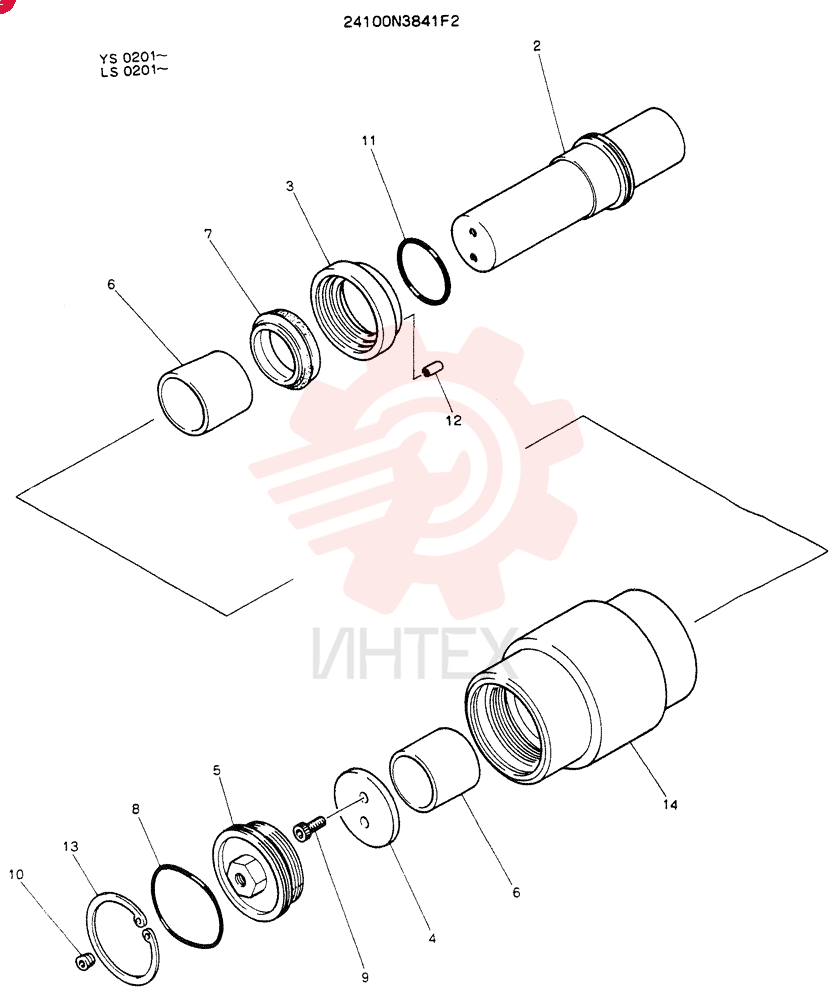 TRACK ROLLER 24100N3841F2