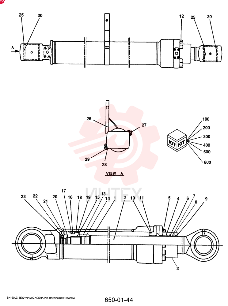 BUCKET CYLINDER YM01V00006F3 (2)