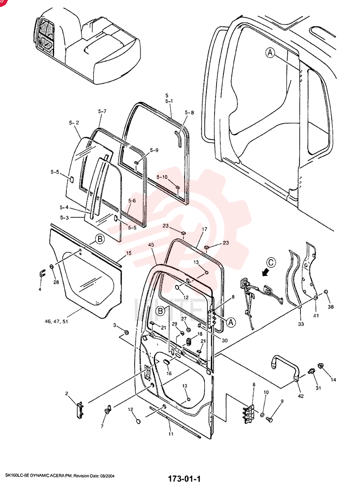 DOOR ASSY. YN51C00010F2 (1)