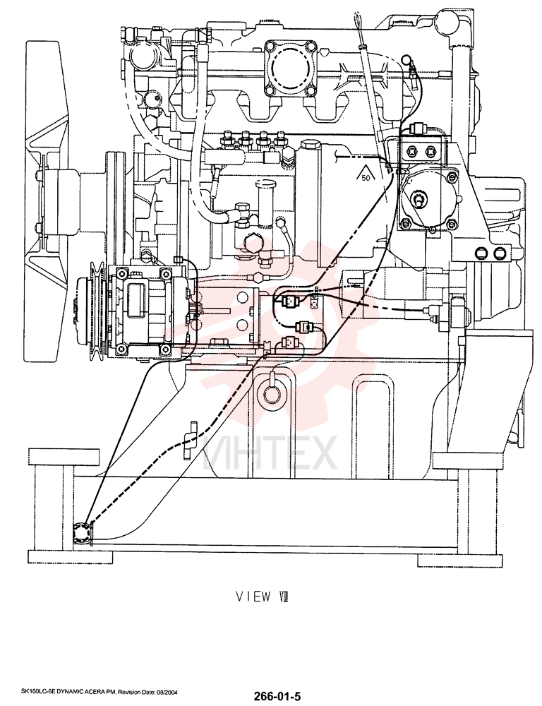 HARNESS ASSY, UPPER FRAME (STD) YM13E00004F1 (1)