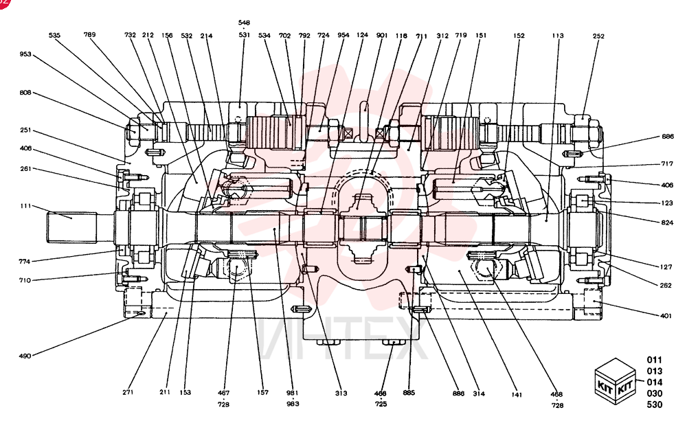 HYDRAULIC PUMP YM10V00002F2