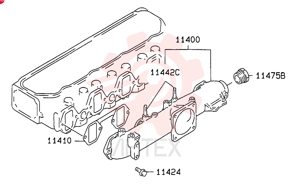 INLET MANIFOLD VAME013132