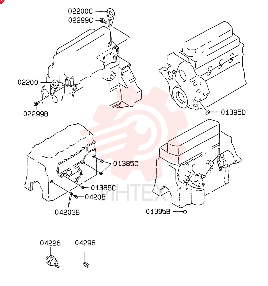 PLUG, CYLINDER BLOCK VAMH037725