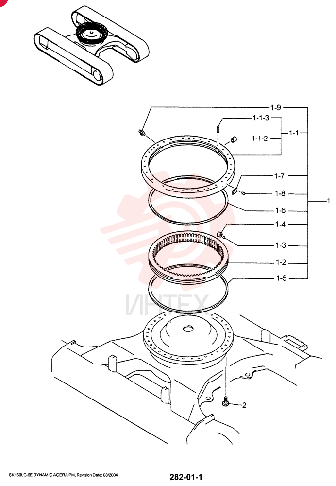 RING ASSY, SLEWING YM40F00002F1