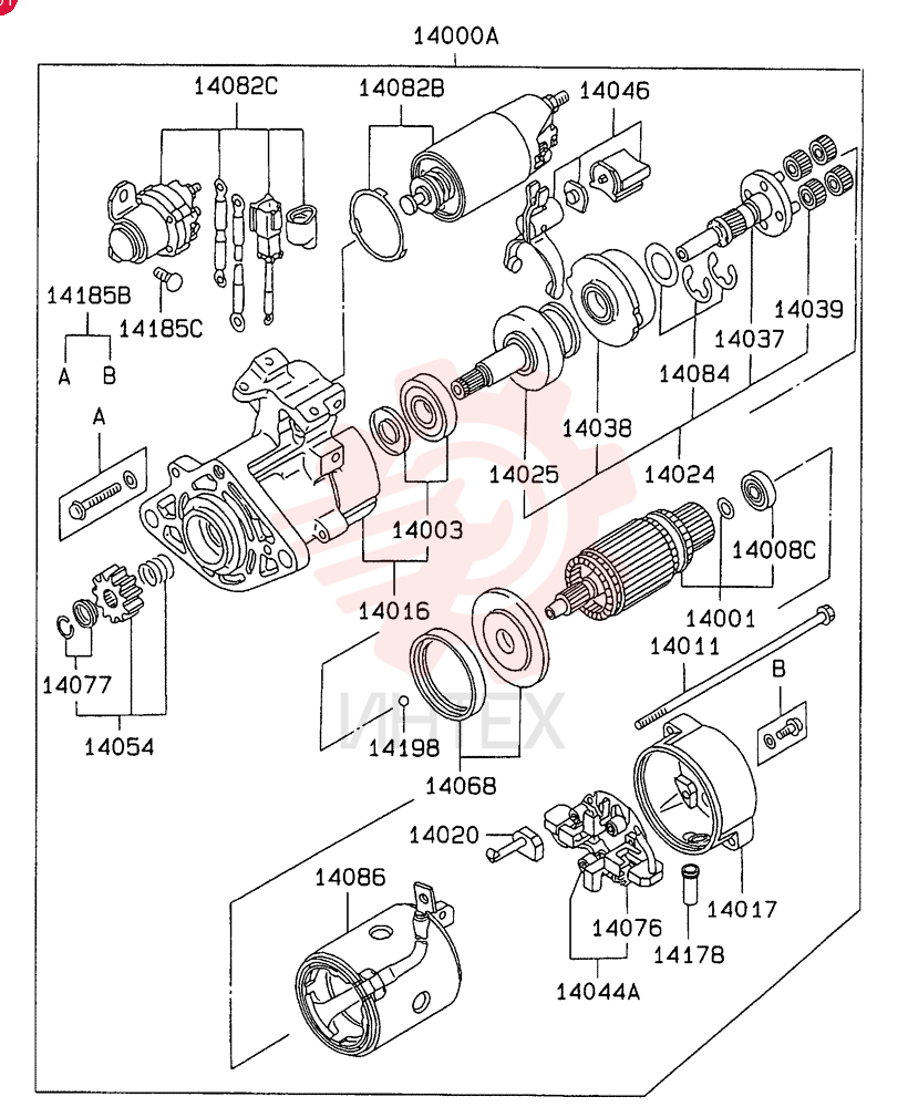 STARTER MOTOR VAME049303 (2)
