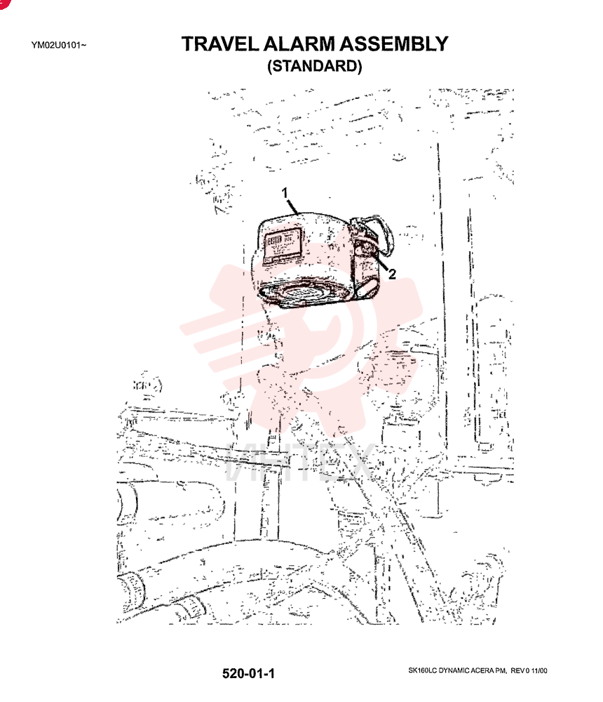 ALARM ASSY, TRAVEL YN53E00006F1