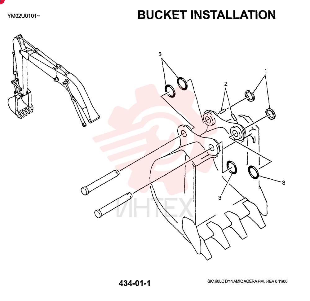 BUCKET INSTAL YM61B00002F1