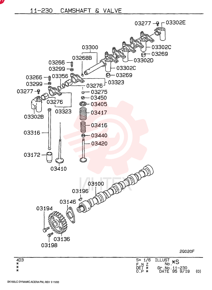 CAMSHAFT VAME011895