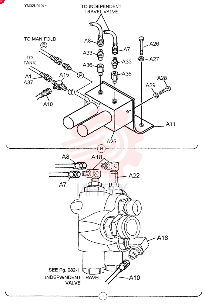 CONTROL LINES, PUMP YM06H00002F1 (1)