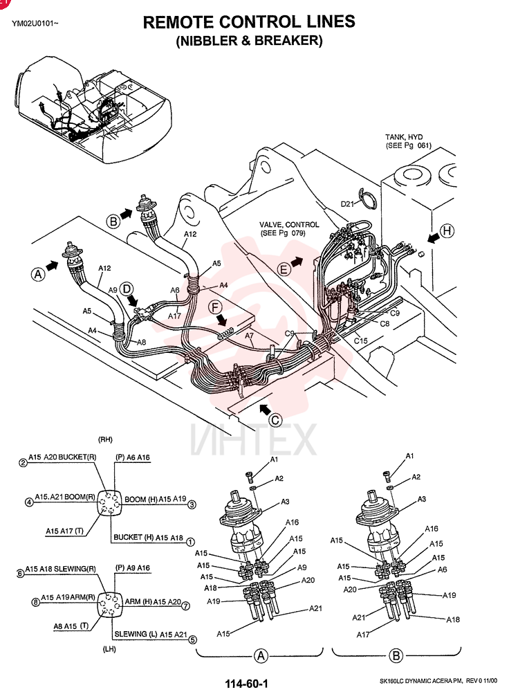 CONTROL LINES, REMOTE YM68H00002F1 (5)