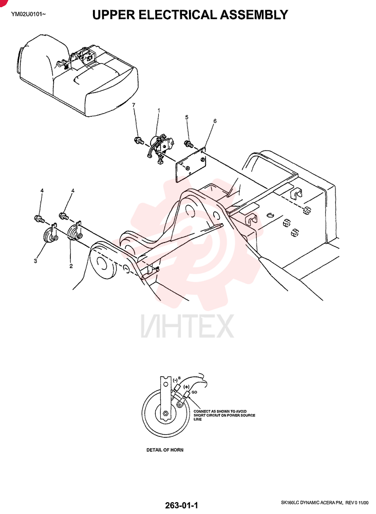 ELECTRICAL ASSY, UPPER YM03E00001F1 (1)