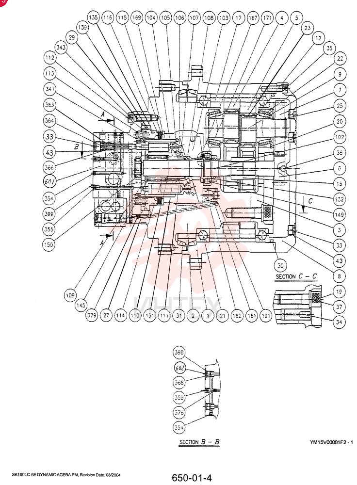 HYDRAULIC MOTOR YM15V00001F2 (2)