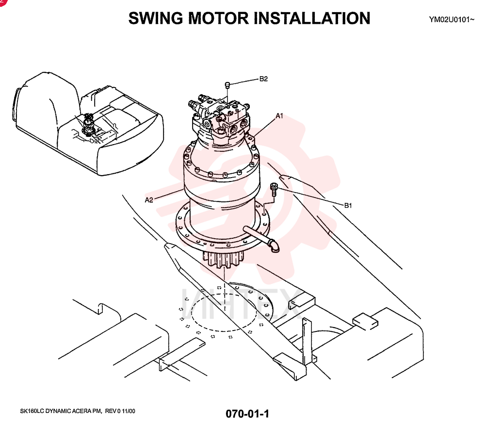 HYDRAULIC MOTOR YM15V00002F1