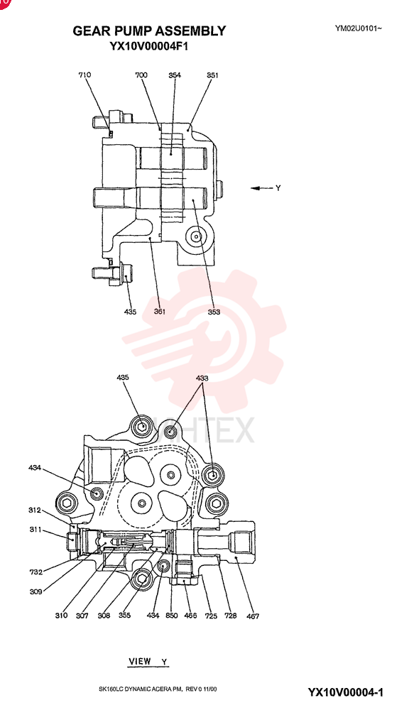 PUMP YX10V00004F1