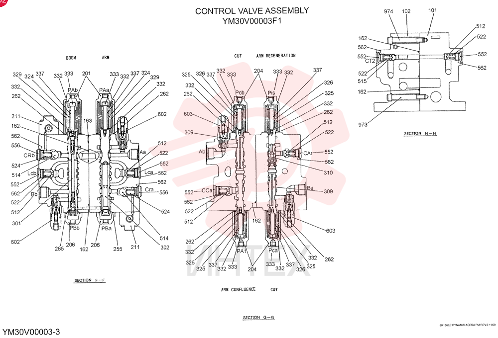 VALVE ASSY,CONTROL YM30V00003F1 (2)