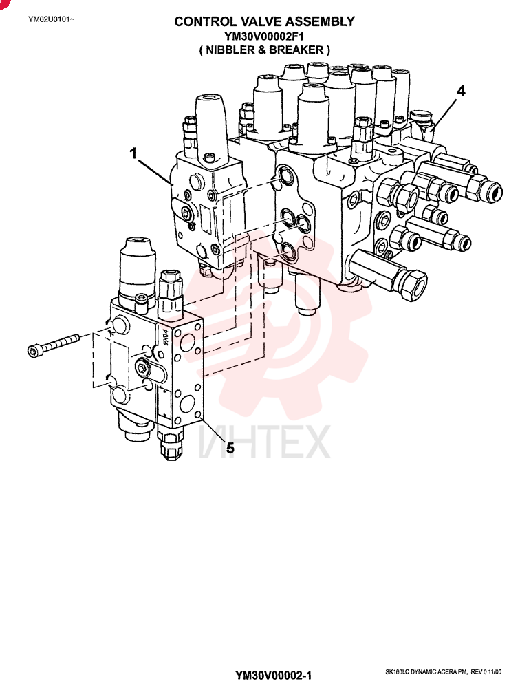VALVE ASSY, CONTROL (N&B) YM30V00002F1