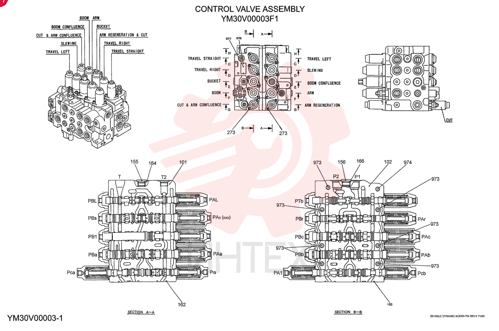 VALVE ASSY,CONTROL YM30V00003F1 (1)
