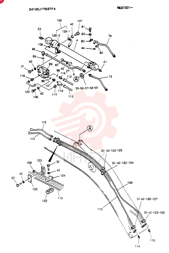 BOOM ASSY. 5.15M 24100J17667F4 (2)