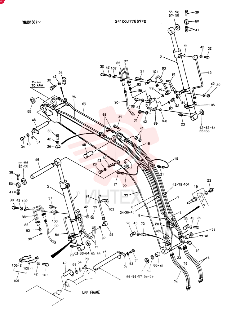 BOOM ASSY.5.15M 24100J17667F2 (3)