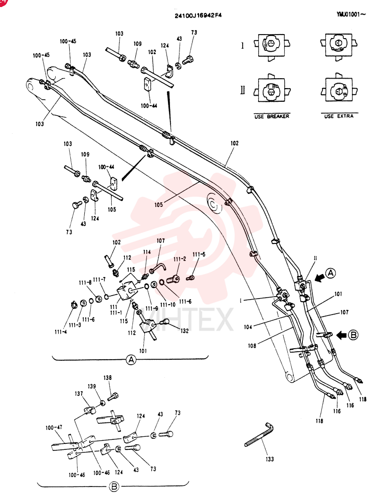 BOOM ASSY. 5.15M 24100J16942F4 (1)