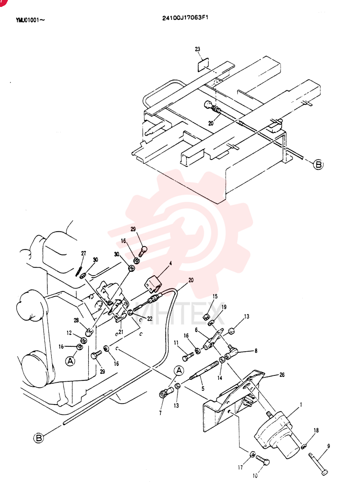 CONTROL ASSY. ENGINE 24100J17063F1